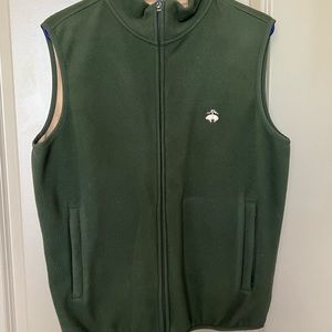 Brooks Brothers Mens Fleece Vest Size Medium